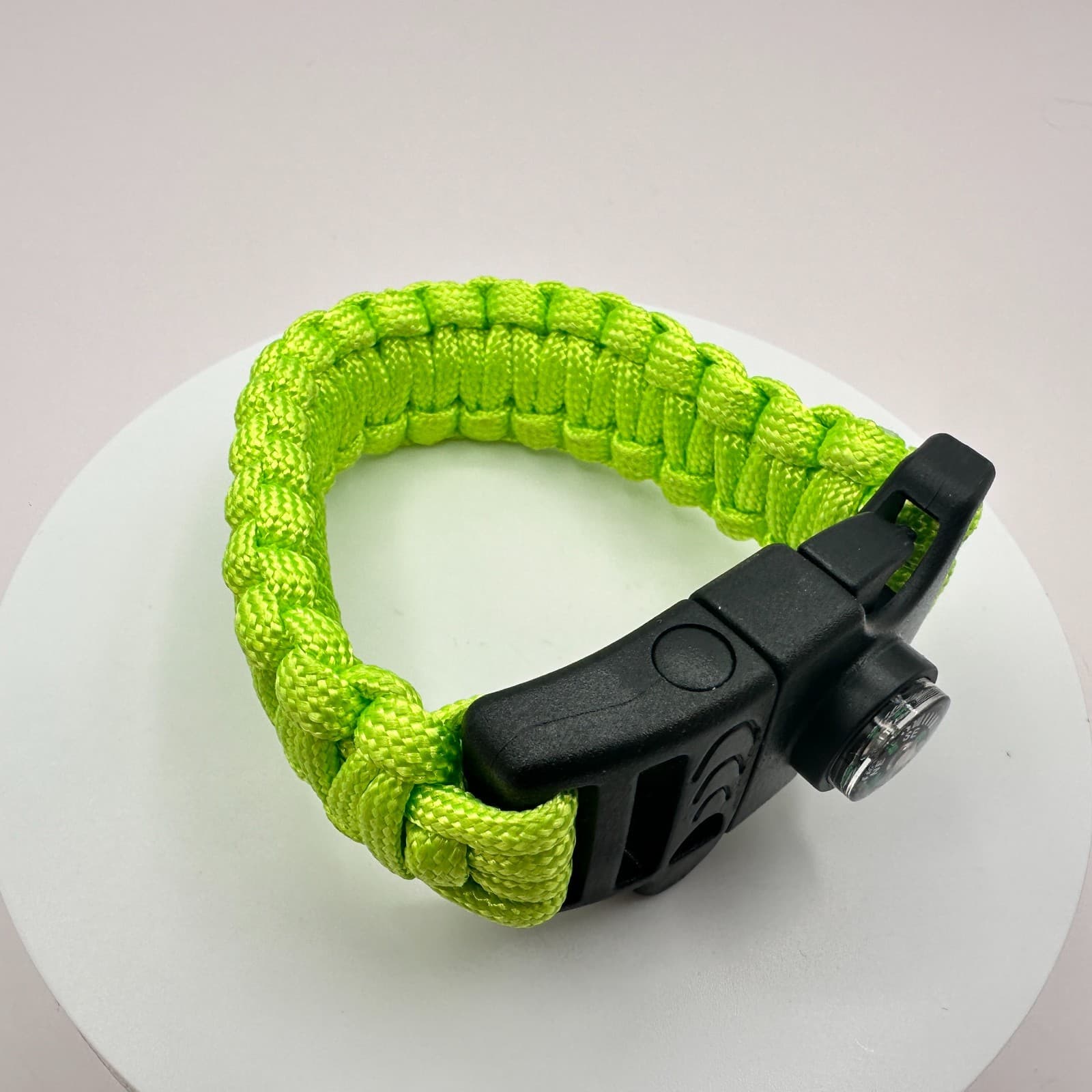 Vintage 90s Outdoor Survival Paracord Compass Bracelet Set Unisex Jewelry - Thumbnail 4