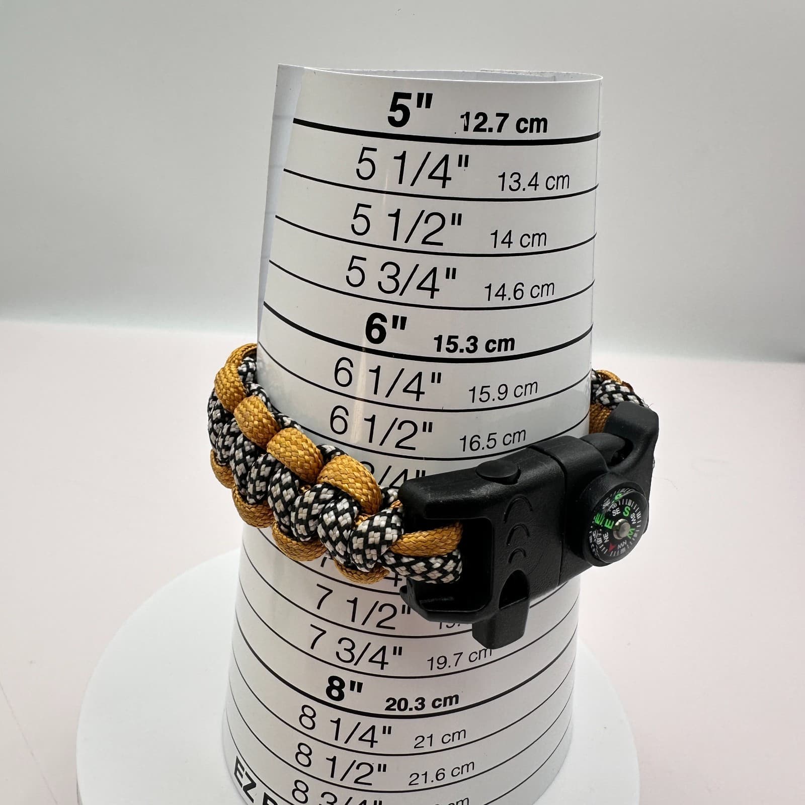 Vintage 90s Outdoor Survival Paracord Compass Bracelet Set Unisex Jewelry - Thumbnail 14