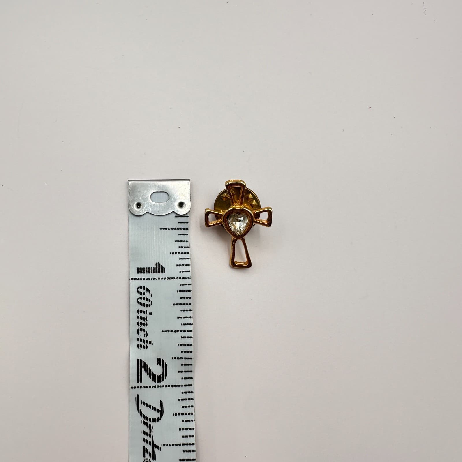 Vintage Y2K Gold Tone Christmas Angel Cross Snowman Lapel Pins Lot Jewelry - Thumbnail 8