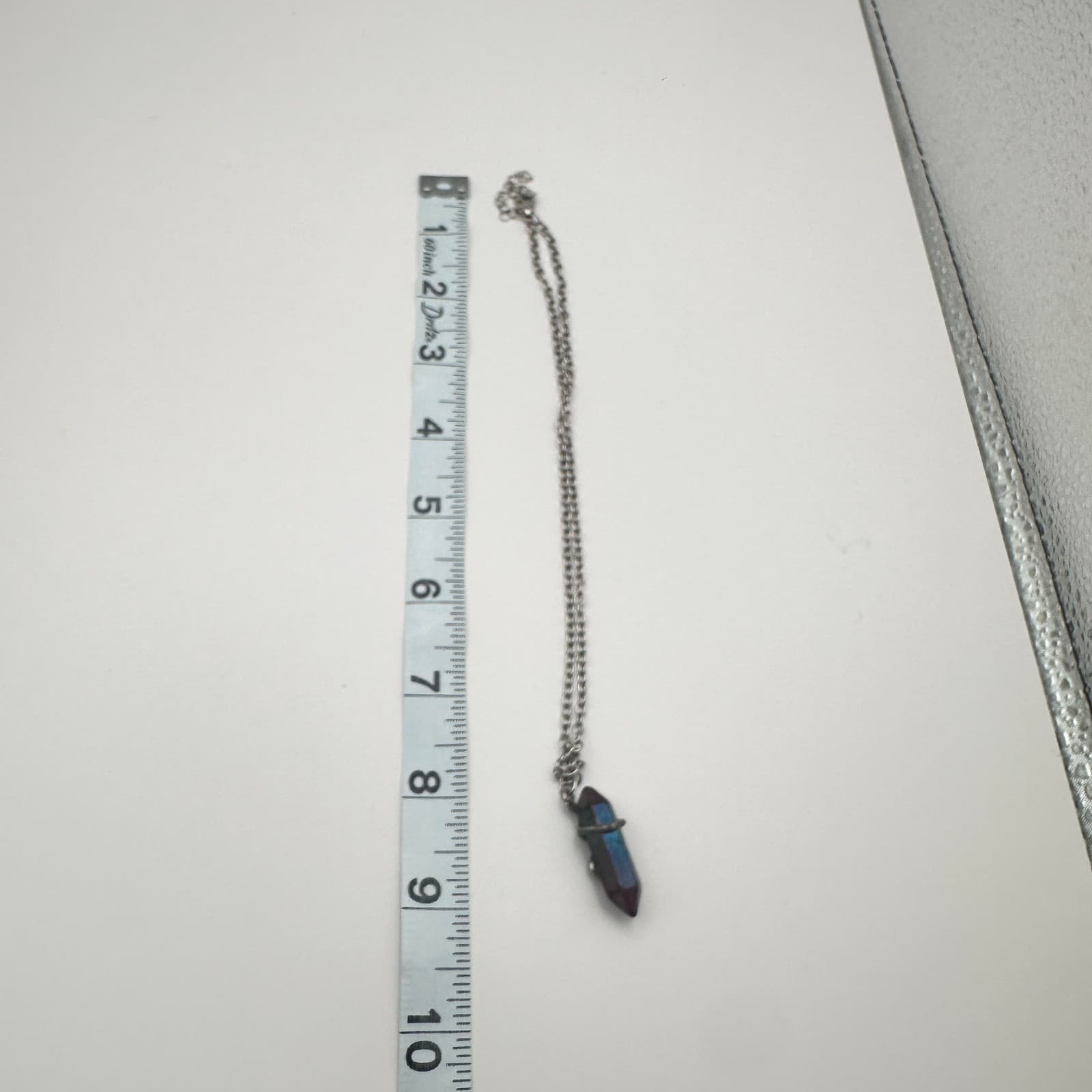 Vintage 90s Snake Wrap Point Necklace Boho Silver Tone Women's Classic Jewelry - Thumbnail 8