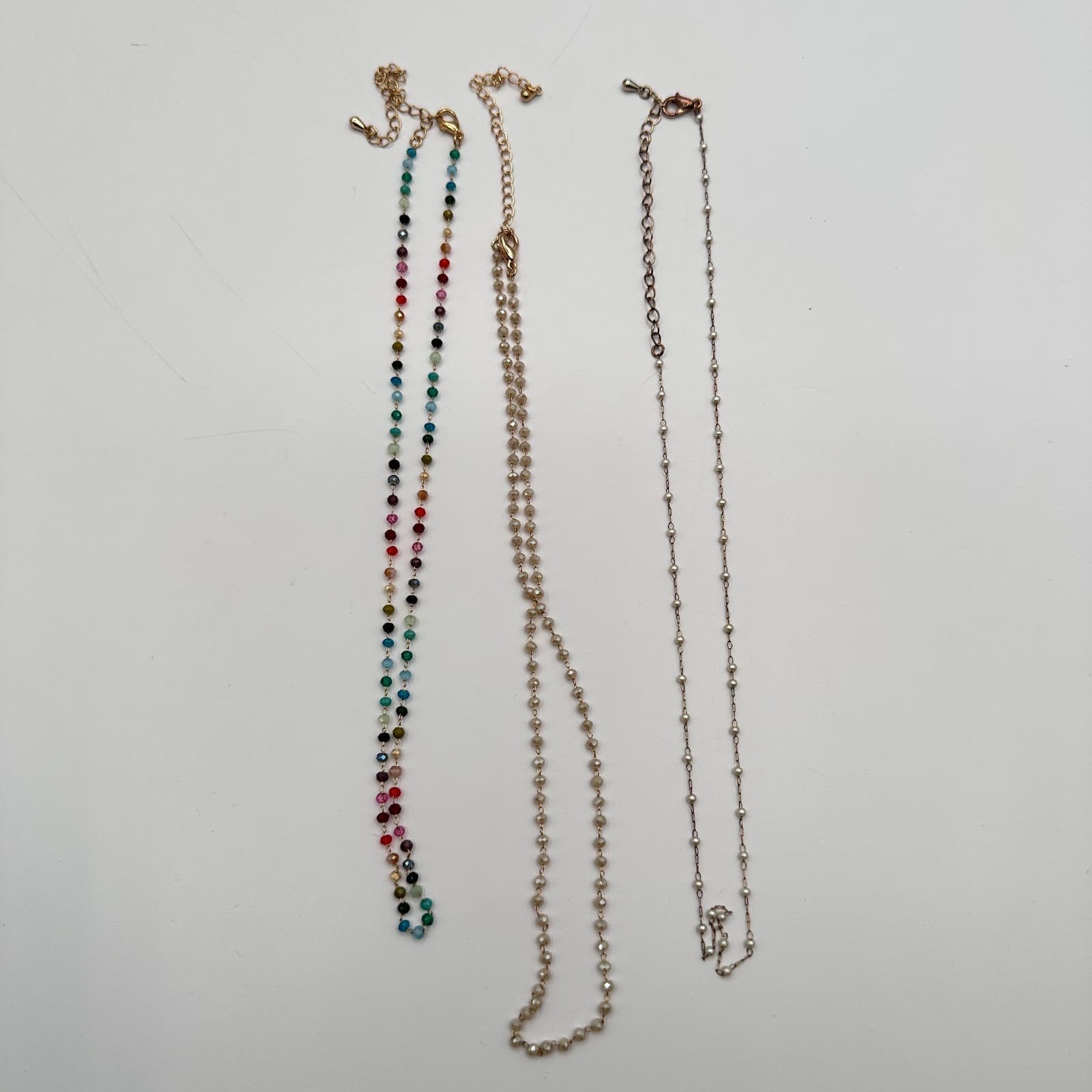Vintage Y2K Beaded Charm Unique Choker Necklaces Set Women's Classic Jewelry - Thumbnail 2