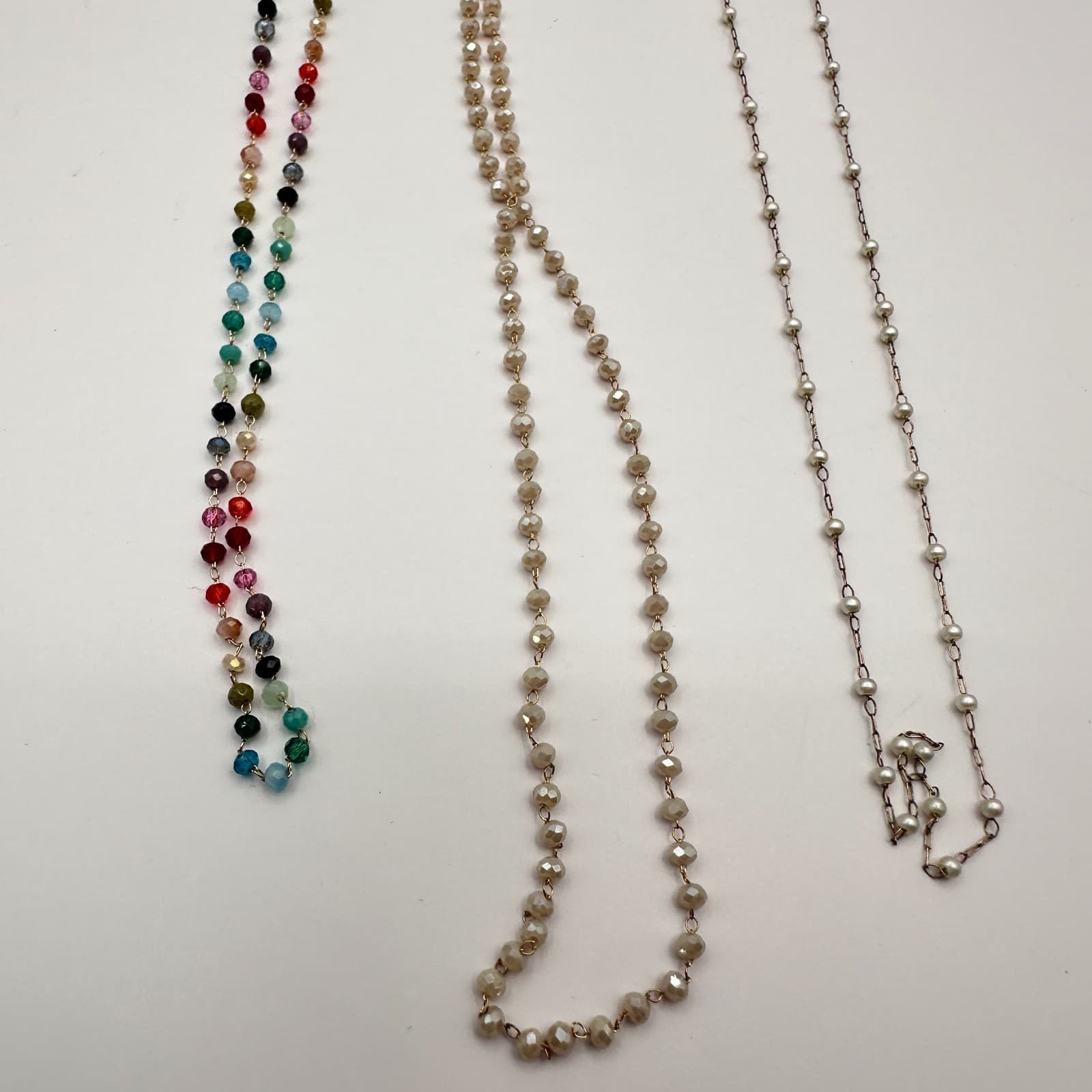 Vintage Y2K Beaded Charm Unique Choker Necklaces Set Women's Classic Jewelry - Thumbnail 4