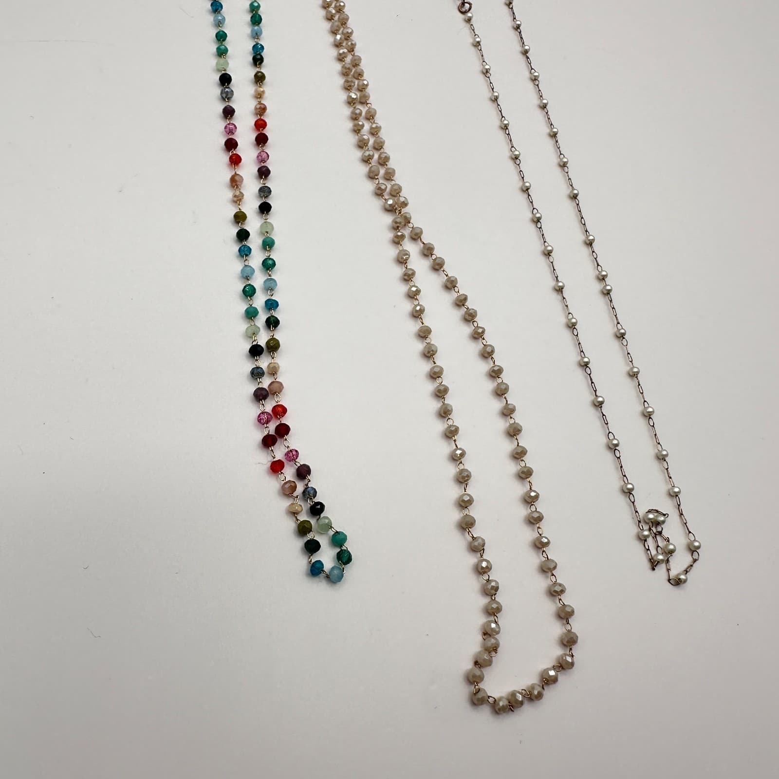 Vintage Y2K Beaded Charm Unique Choker Necklaces Set Women's Classic Jewelry - Thumbnail 5
