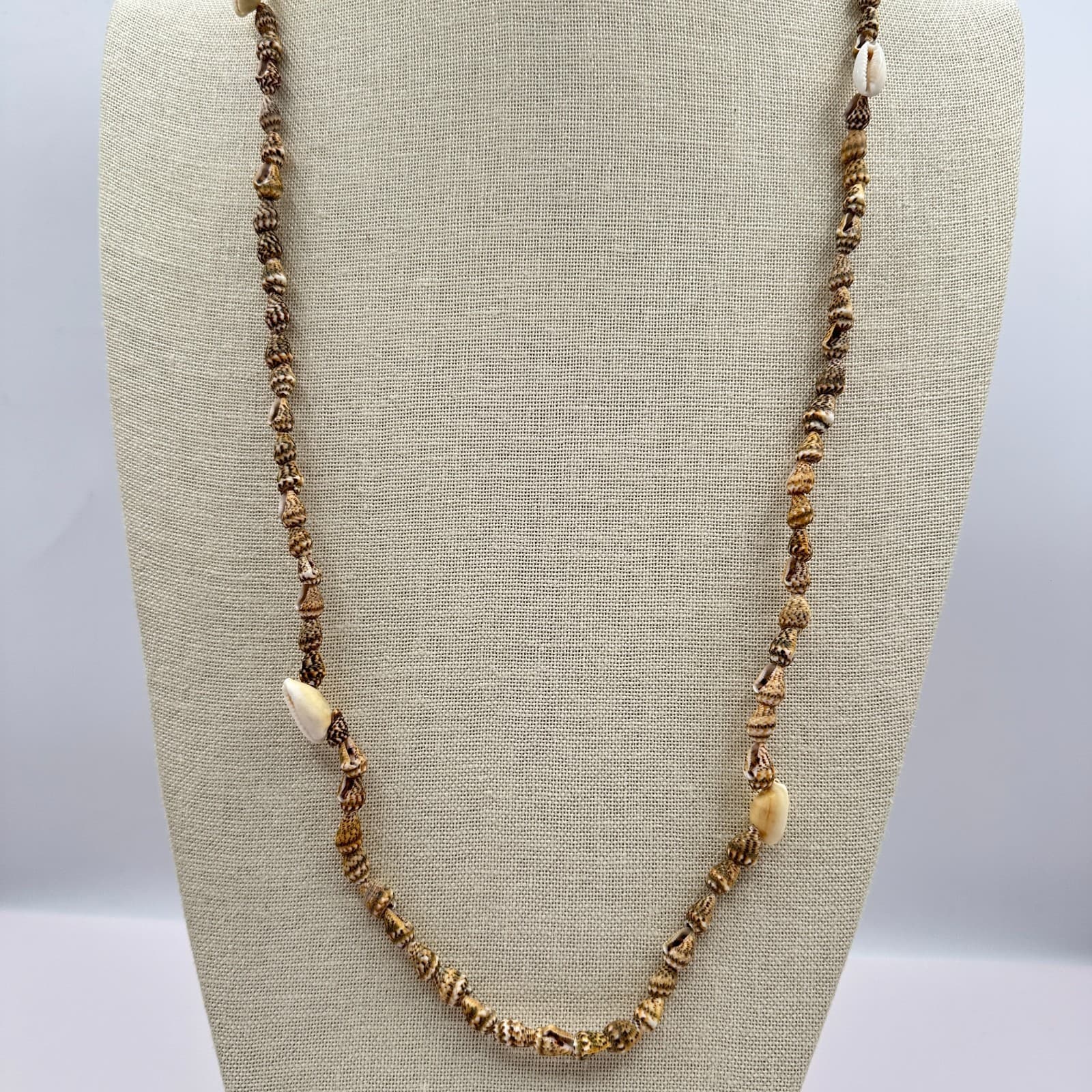 Vintage Y2K Single Strand Seashell Necklace Boho Women's Classic Fashion Jewelry - Thumbnail 2