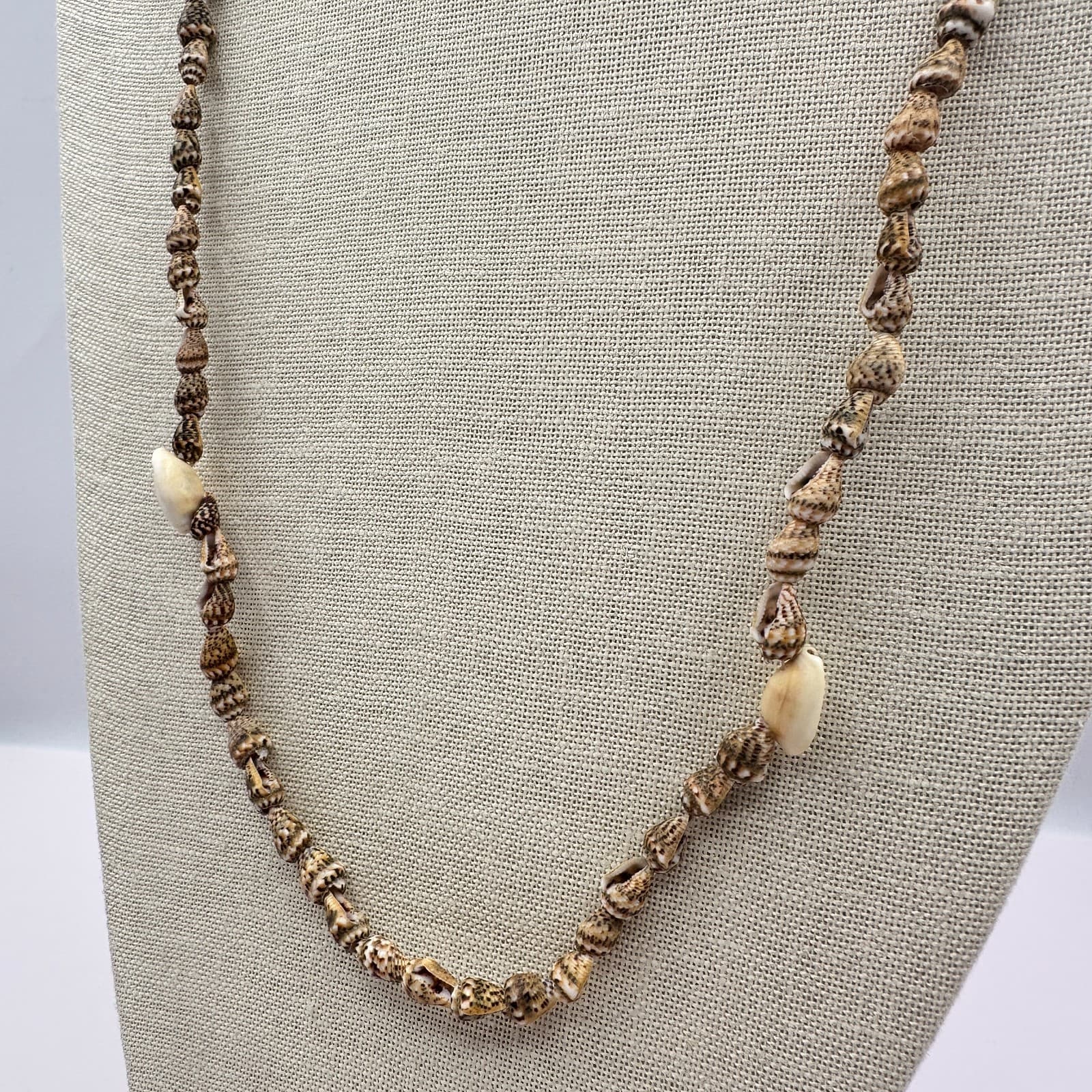 Vintage Y2K Single Strand Seashell Necklace Boho Women's Classic Fashion Jewelry - Thumbnail 6