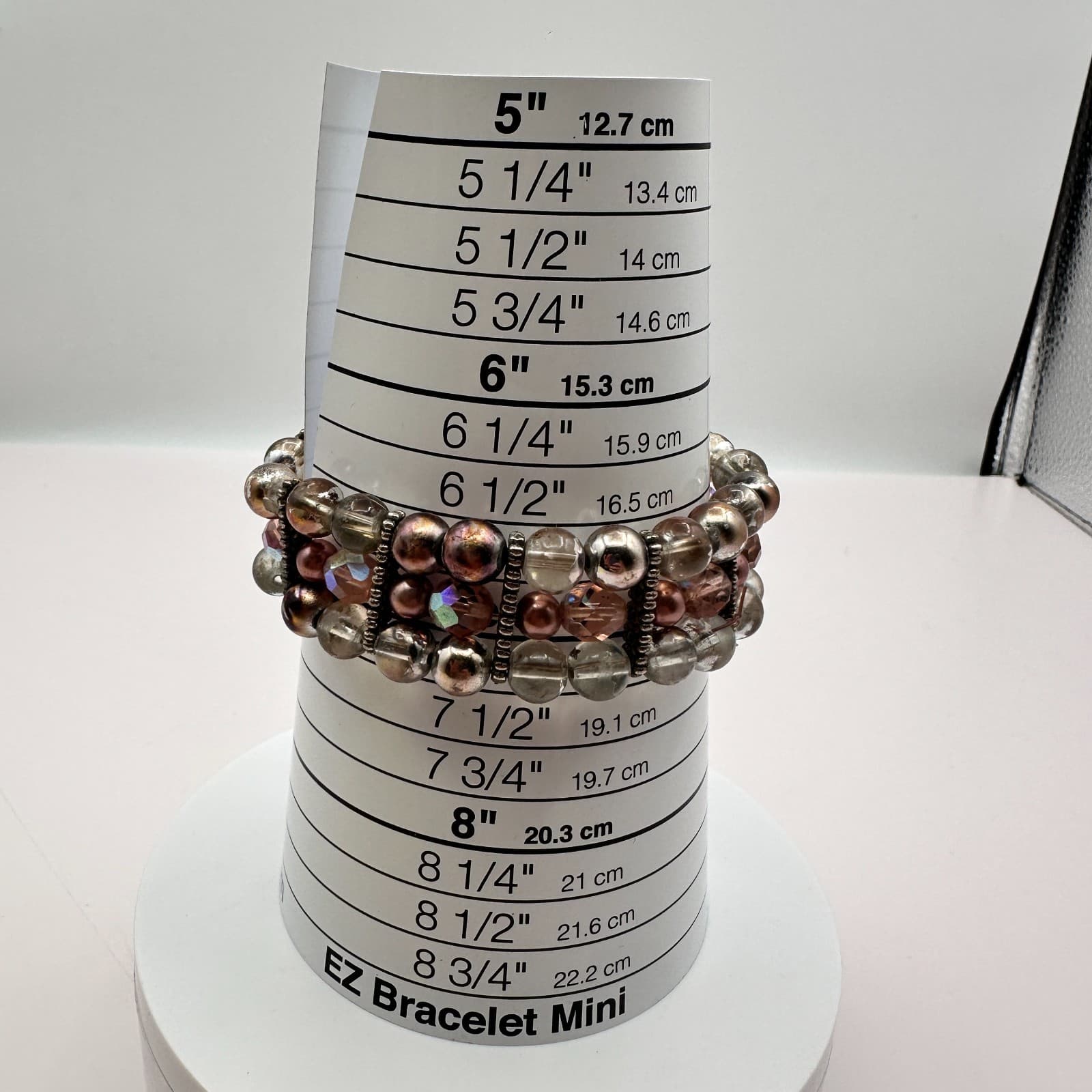 Vintage Y2K Multi-Strand Beaded Stretch Bracelet Boho Statement Women's Jewelry - Thumbnail 8