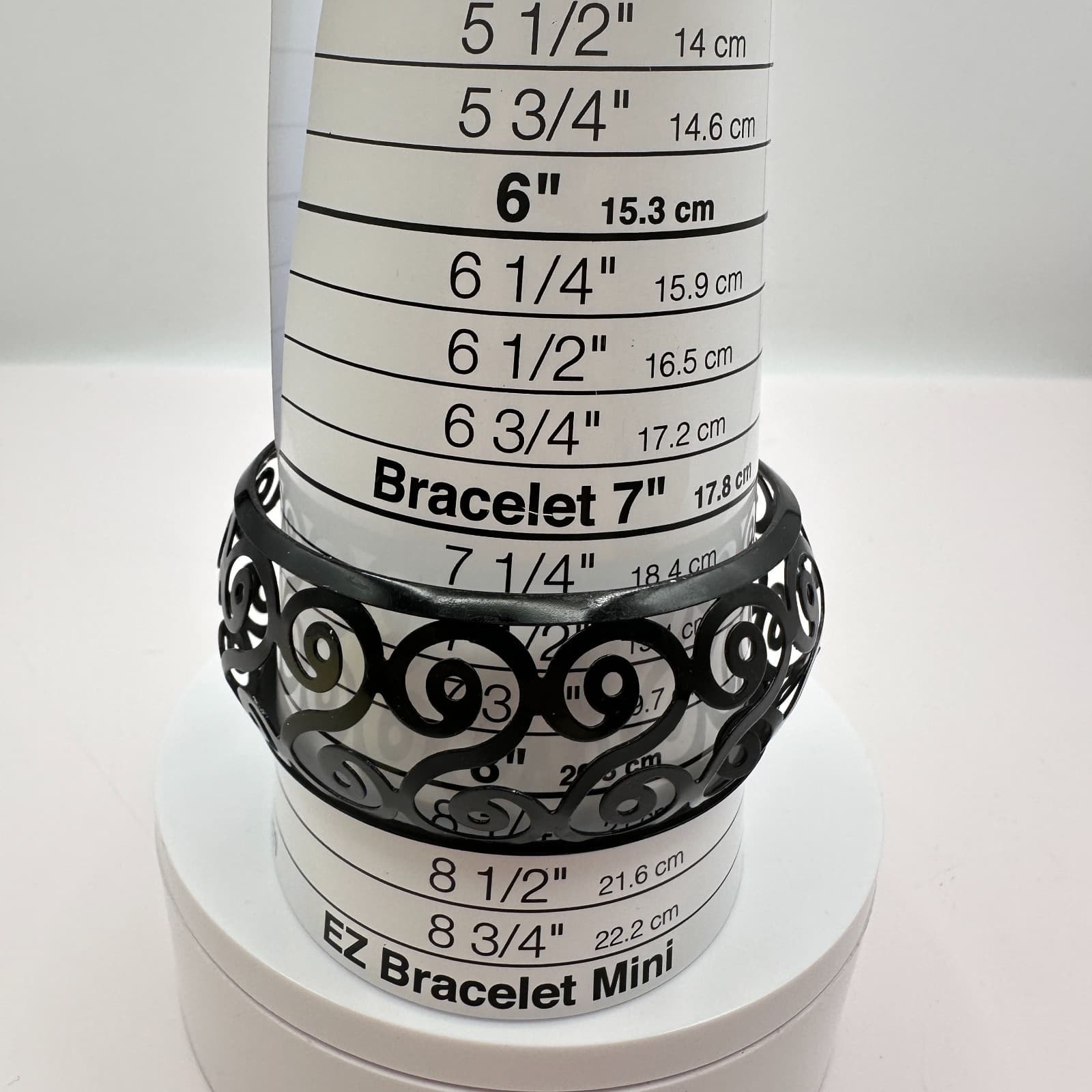 Vintage 90s Candle Scroll Collectin Black Metal Jar Candle Holder Votive Jewelry - Thumbnail 8