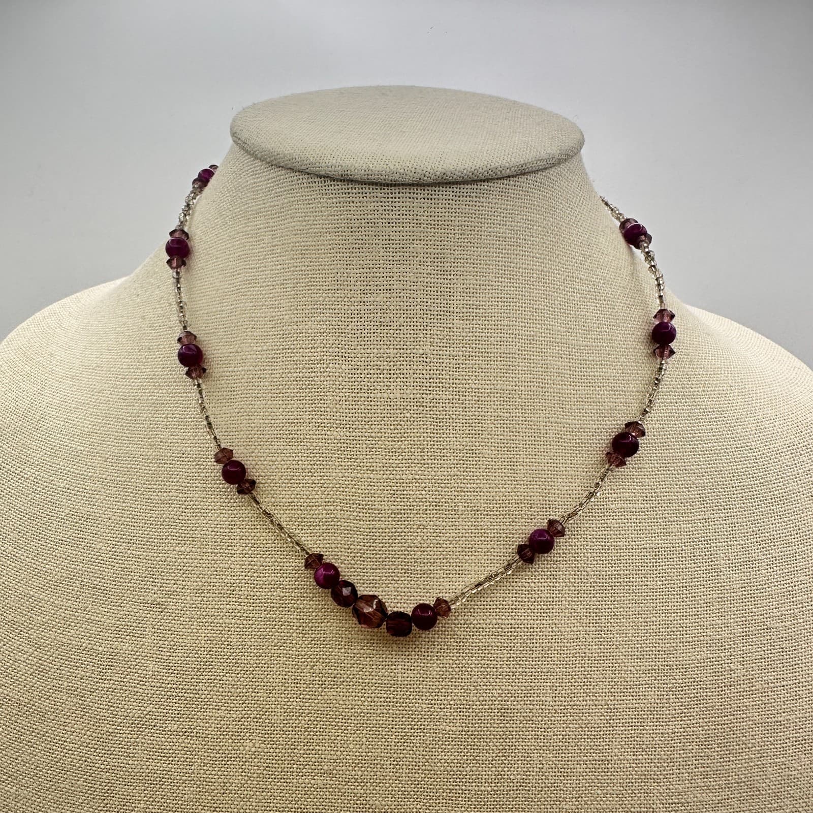 Vintage 90s Y2K Seed Beaded Choker Necklace Boho Women Classic Fashion Jewelry - Thumbnail 6