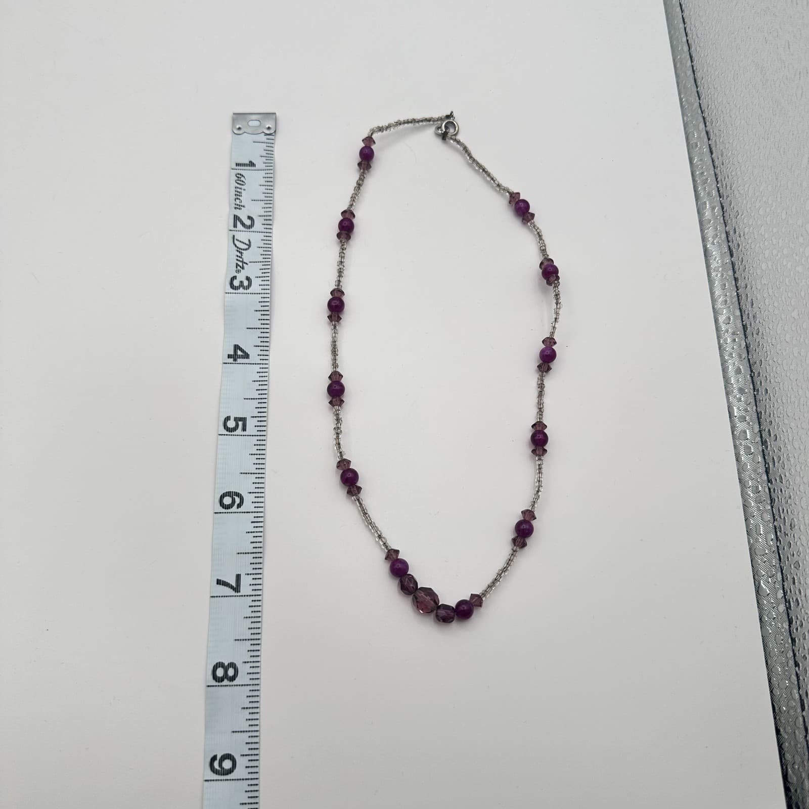 Vintage 90s Y2K Seed Beaded Choker Necklace Boho Women Classic Fashion Jewelry - Thumbnail 8