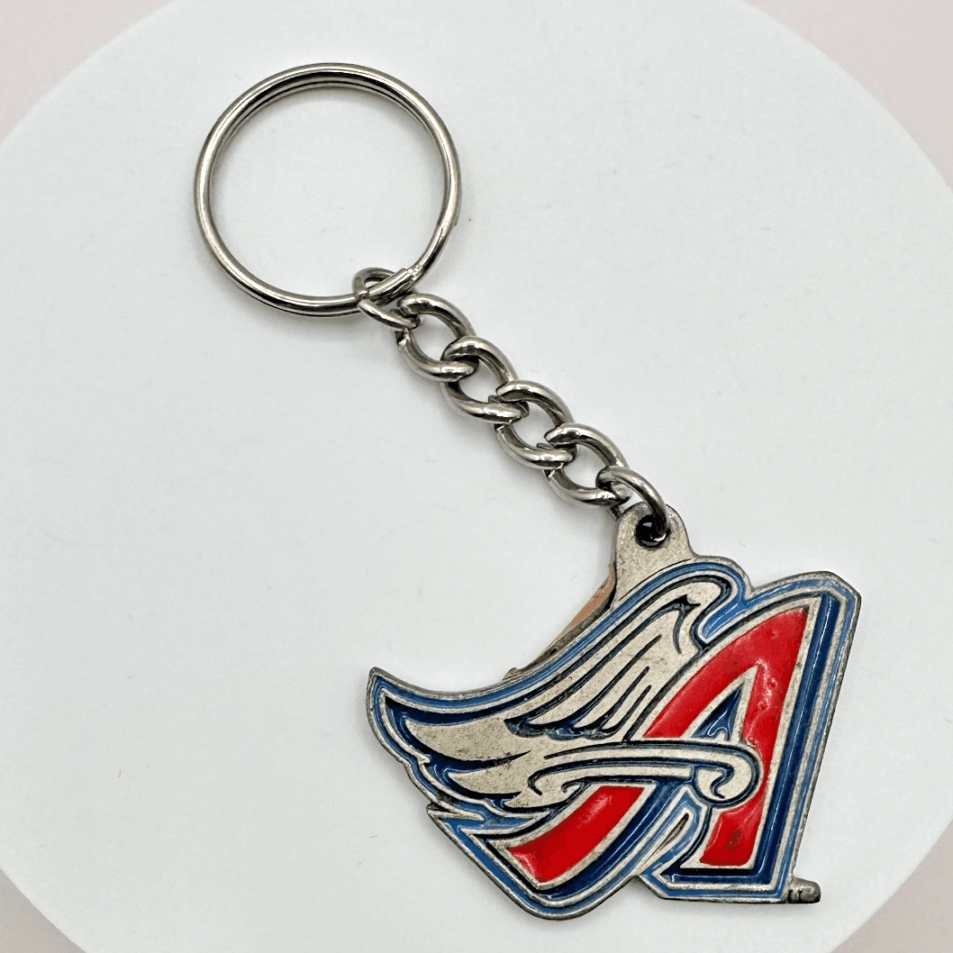 Vintage Y2K Anaheim Angels Winged Keychain Fine Pewter MLB Baseball Unisex
