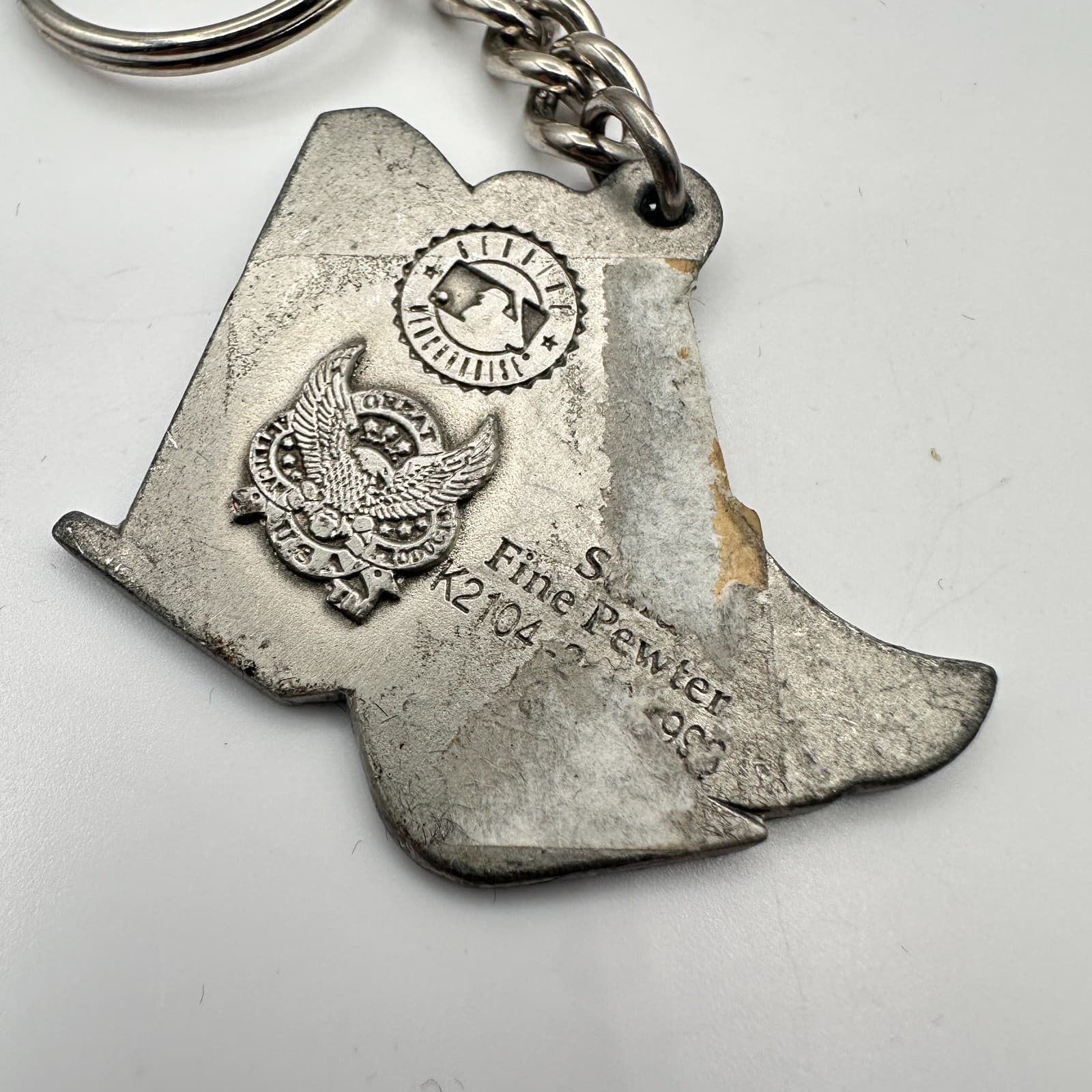 Vintage Y2K Anaheim Angels Winged Keychain Fine Pewter MLB Baseball Unisex - Thumbnail 6