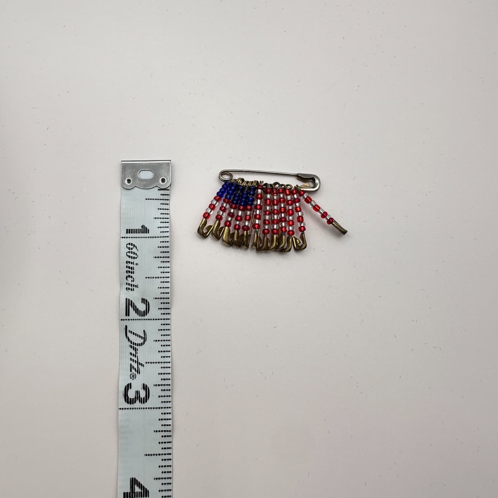 Vintage Y2K American Flag Safety Pins Beaded Women's Classic Fashion Jewelry - Thumbnail 7
