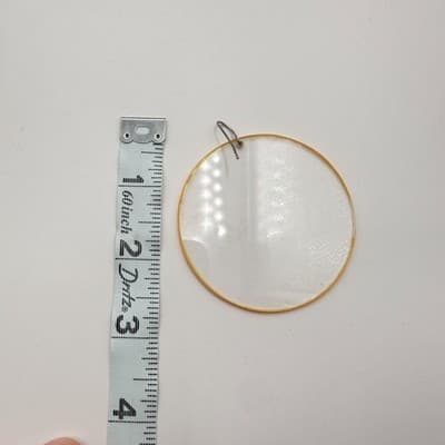 Vintage 80s Hand-Forged Gold Tone Hoop Earrings Ornate Circular Dangle Jewelry - Thumbnail 6