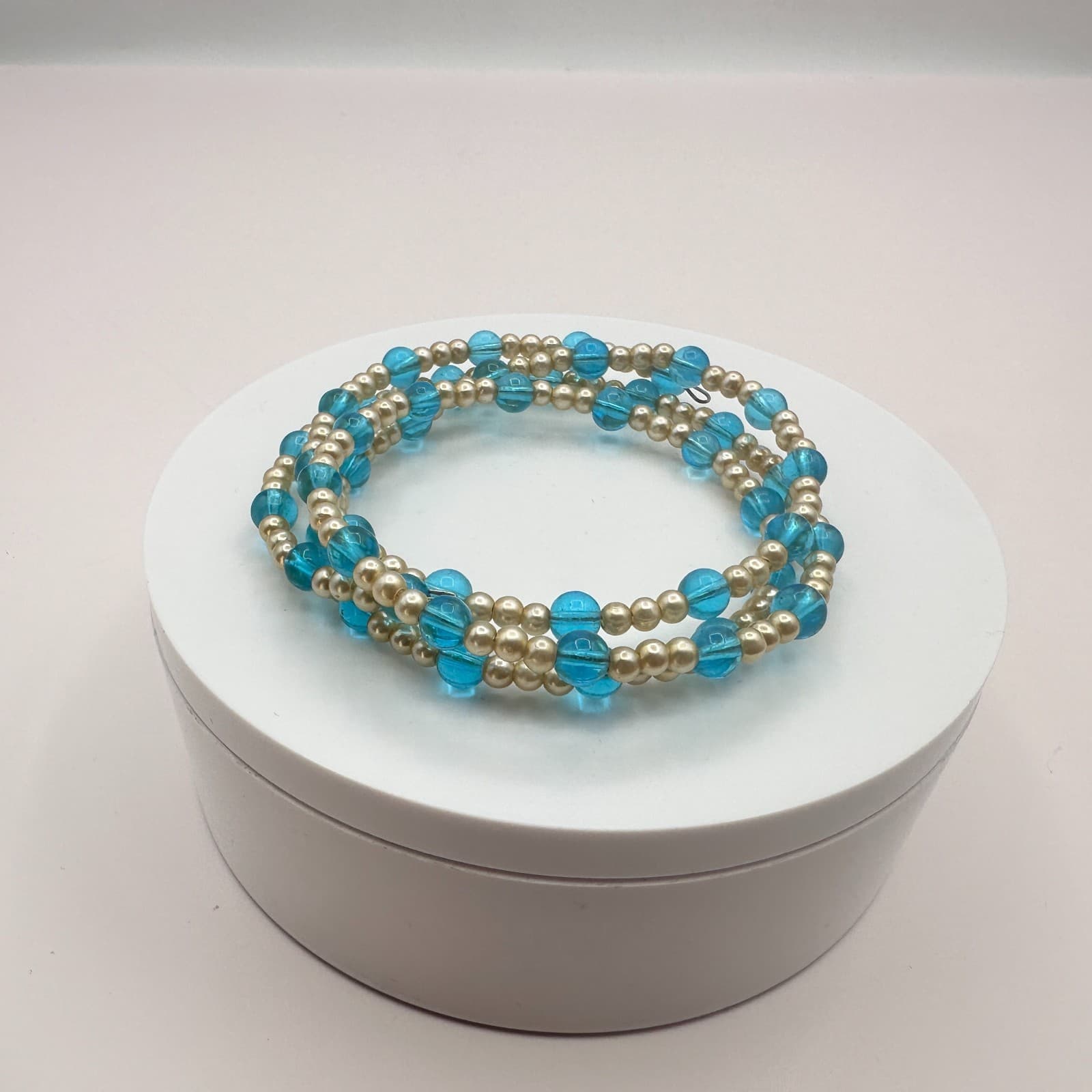 Vintage Y2K Multi Strand Wrap Beaded Bracelet Retro Women's Classic Jewelry - Thumbnail 6