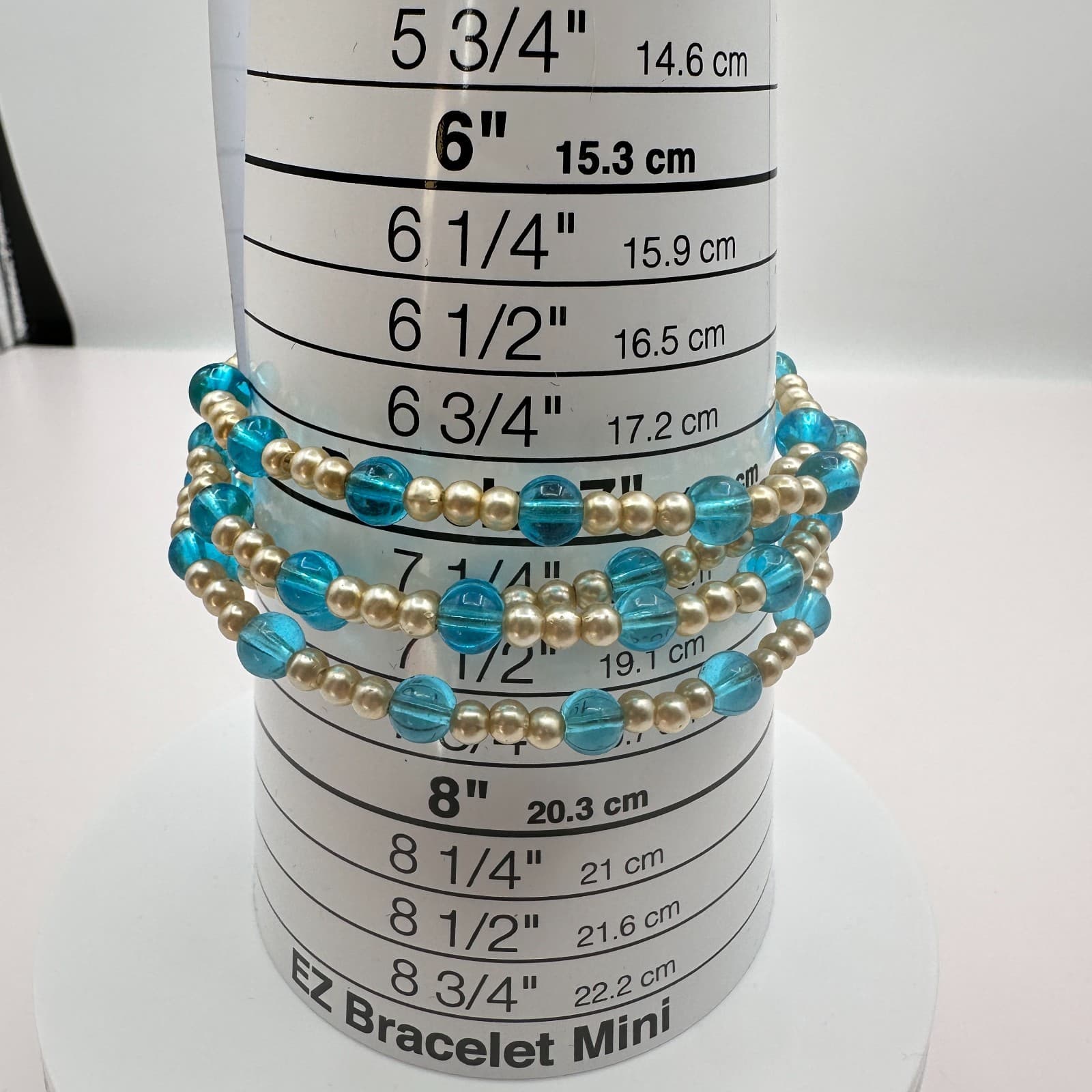Vintage Y2K Multi Strand Wrap Beaded Bracelet Retro Women's Classic Jewelry - Thumbnail 8