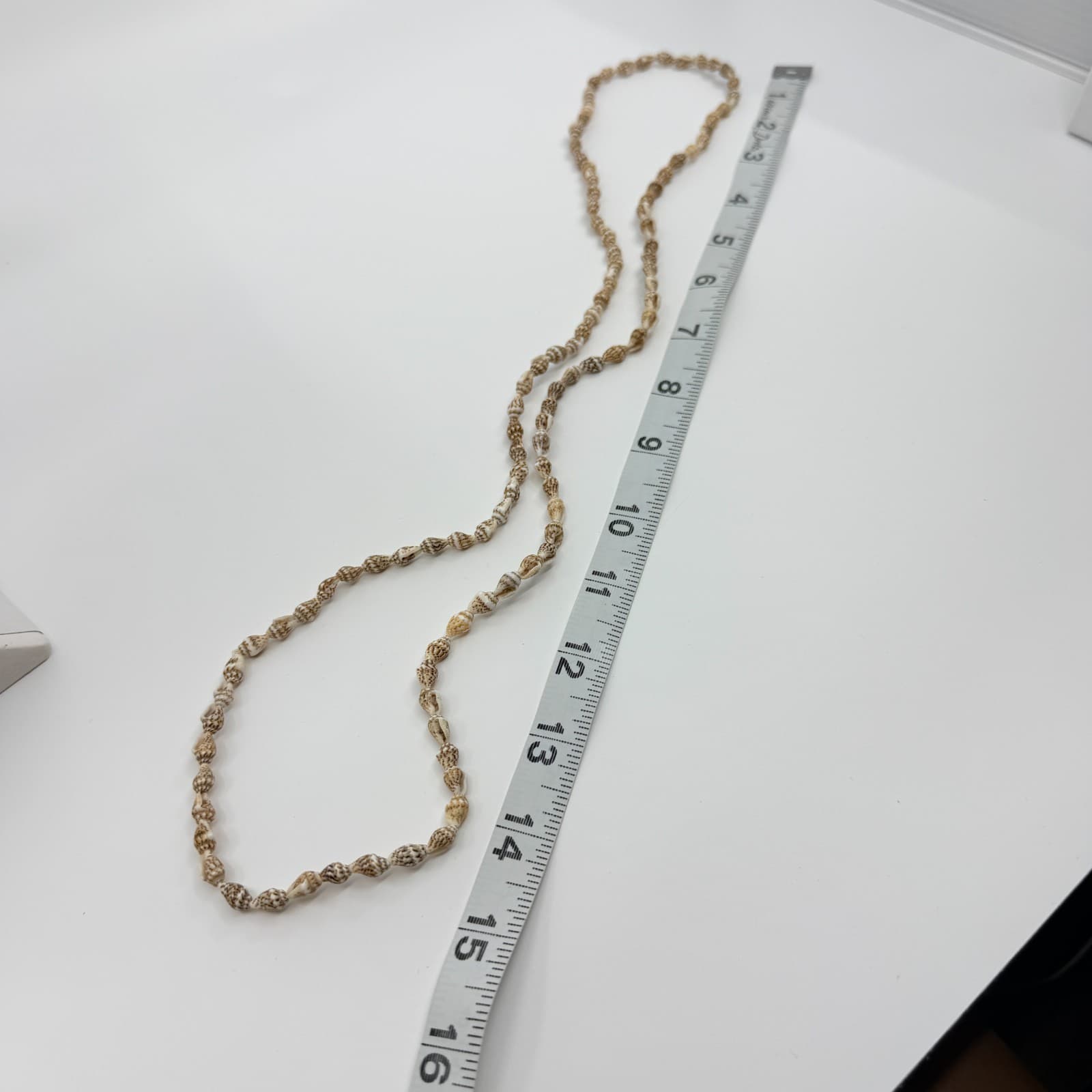 Vintage Shell Necklace Multi Strand Puka Cowrie Hawaiian Beach Boho Retro 90s - Thumbnail 7