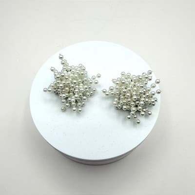 Vintage 90s Pearl Cluster Shoe Clips Wedding Footwear Embellishment Pair Jewelry