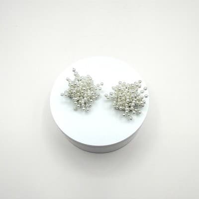 Vintage 90s Pearl Cluster Shoe Clips Wedding Footwear Embellishment Pair Jewelry - Thumbnail 2