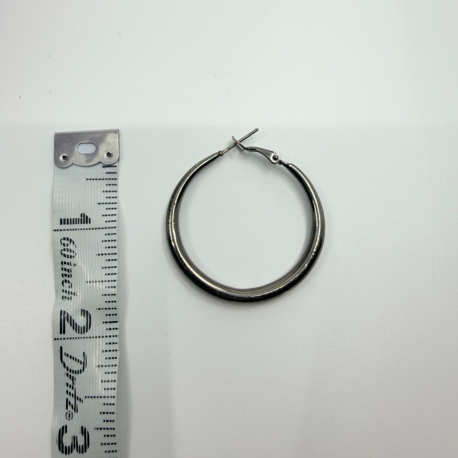 Vintage Stackable Stunner Gunmetal Bangle Bracelet Set Hoop Earrings Black Y2K - Thumbnail 15