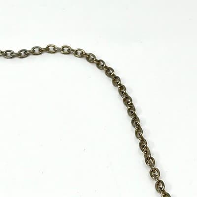 Vintage Gold Tone Heart Key Pendant Necklace Crystal Drop Charm Y2K Aesthetic - Thumbnail 6