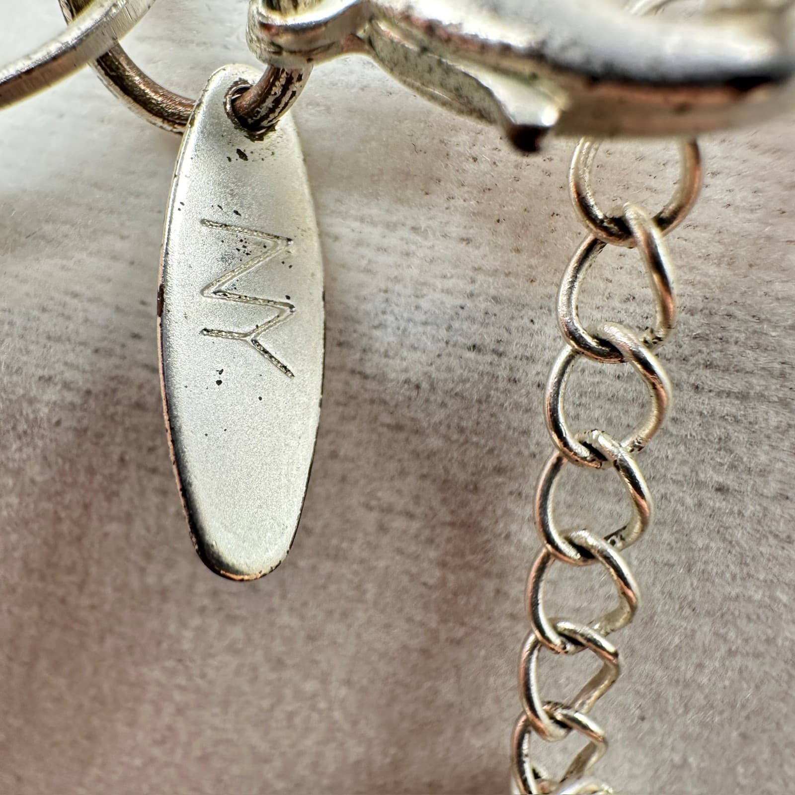 New York Silver-Tone Classic Oval Link Chain Layered Statement Lobster Necklace - Thumbnail 6