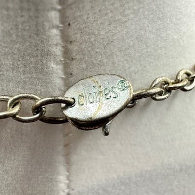Vintage Claire's Silver-Tone Christmas Gift Love Filigree Heart Pendant Necklace - Thumbnail 6