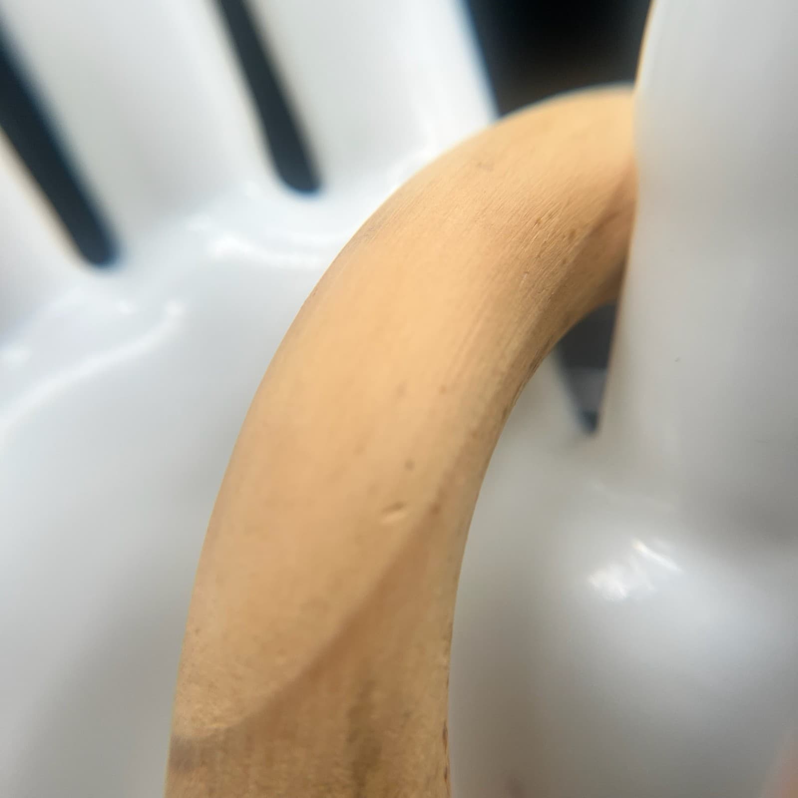 Vintage 70s Boho Hippie Lucite Bangle Bracelet Slip-on Beech Chunky Jewelry - Thumbnail 5