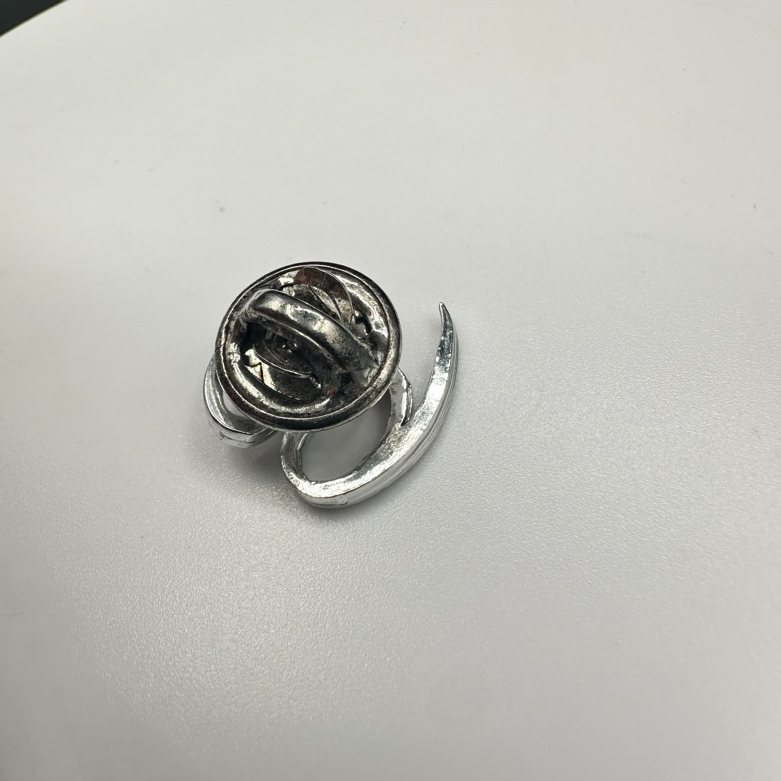 VTG Number 65 Lapel Pin Tie Tack Silver Tone Anniversary Birthday Gift Figural - Thumbnail 5