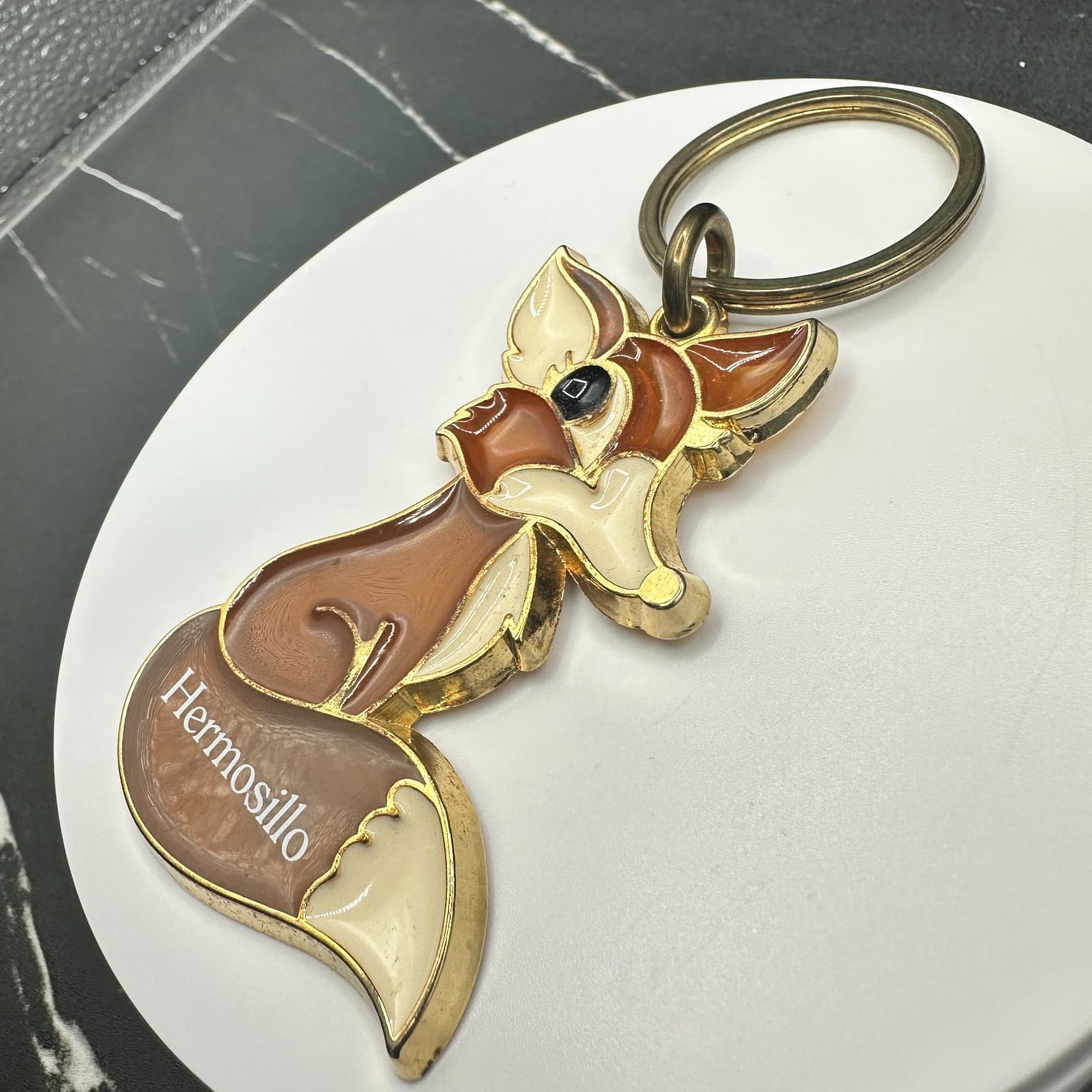 VTG Helen Gesser Artist Palette Brooch Pin Enamel Gold Tone Figural Signed Art - Thumbnail 5