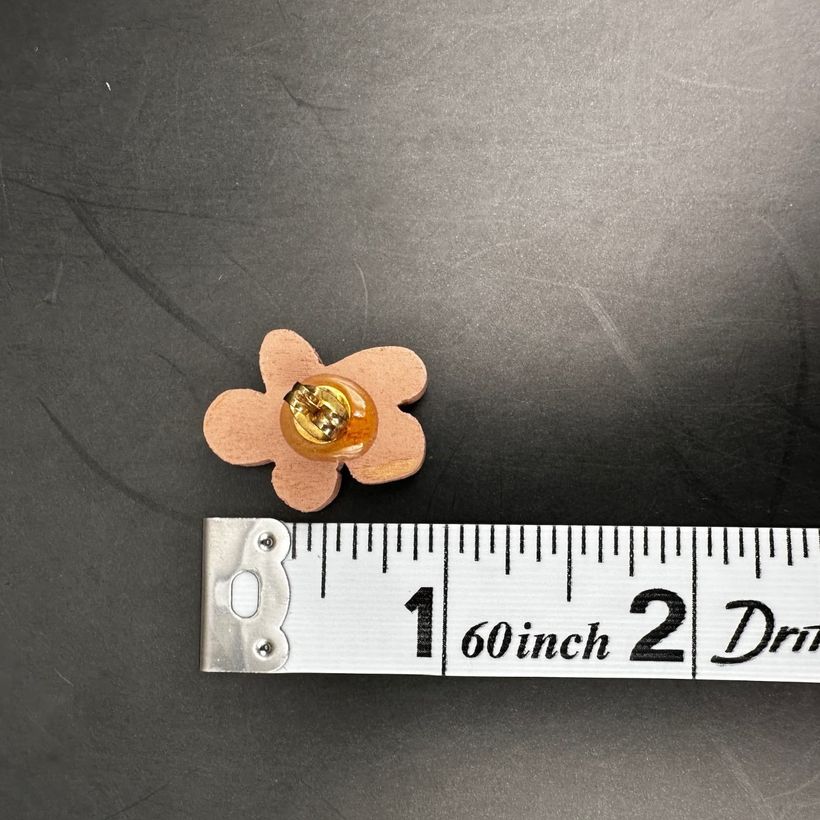 Vintage 90s Gingerbread Earrings Christmas Staple Novelty Post Stud Wood Jewelry - Thumbnail 7