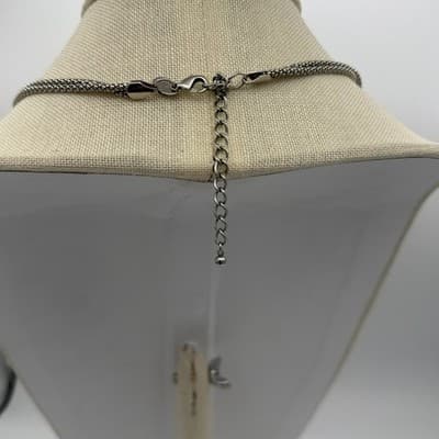 Vintage Lia Sophia Celestial Silver Tone Disco Ball Faux Pearl Orb Tassel - Thumbnail 3