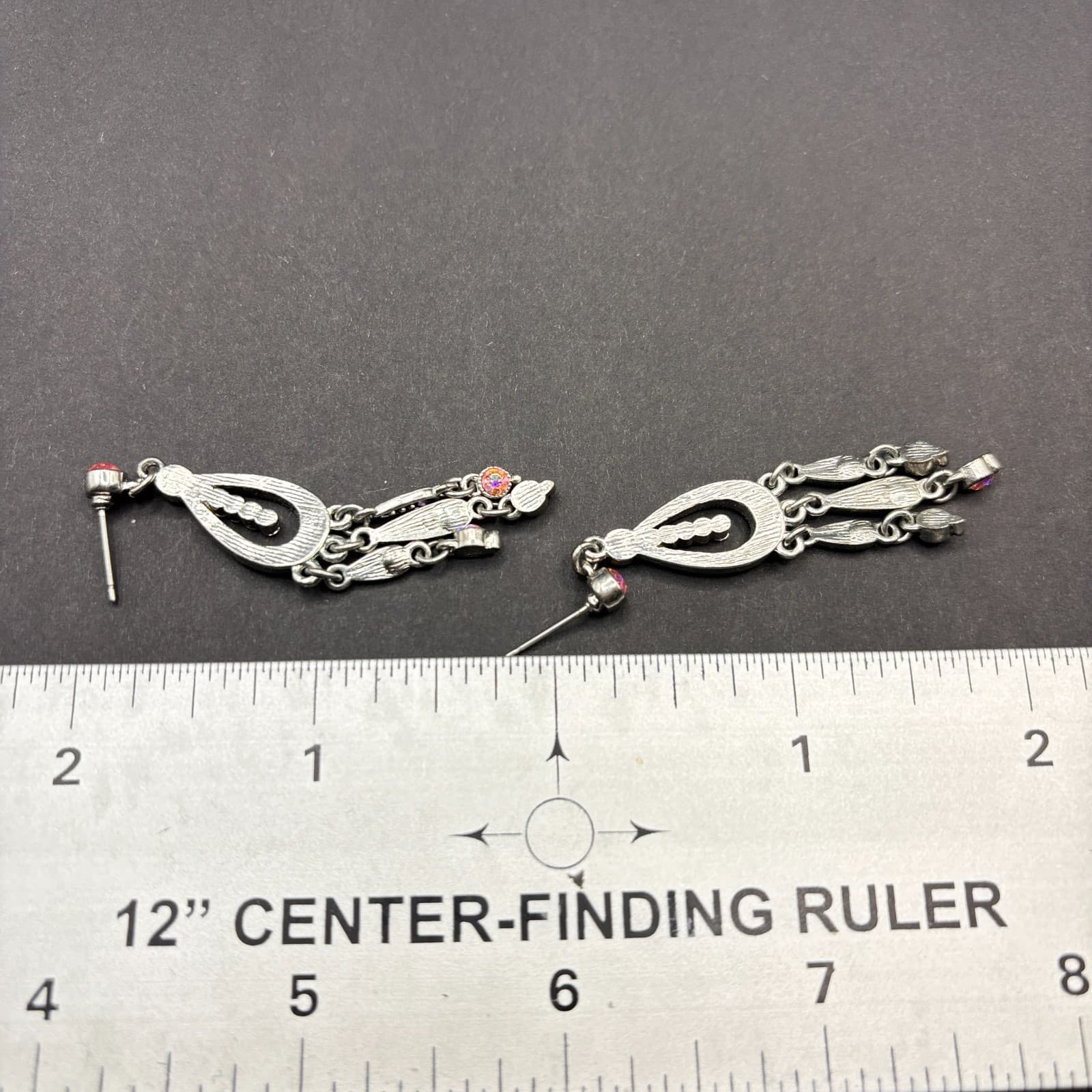 Vintage Y2K Chandelier Stud Dangle Earrings Retro Women's Classic Jewelry - Thumbnail 11