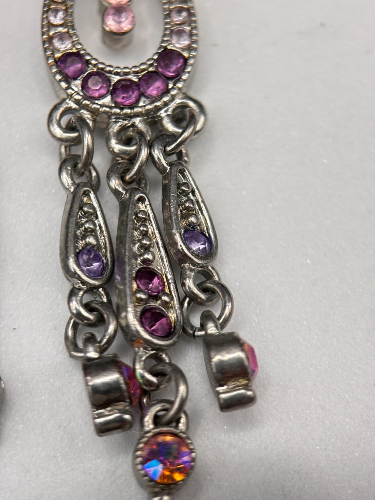 Vintage Y2K Chandelier Stud Dangle Earrings Retro Women's Classic Jewelry - Thumbnail 5