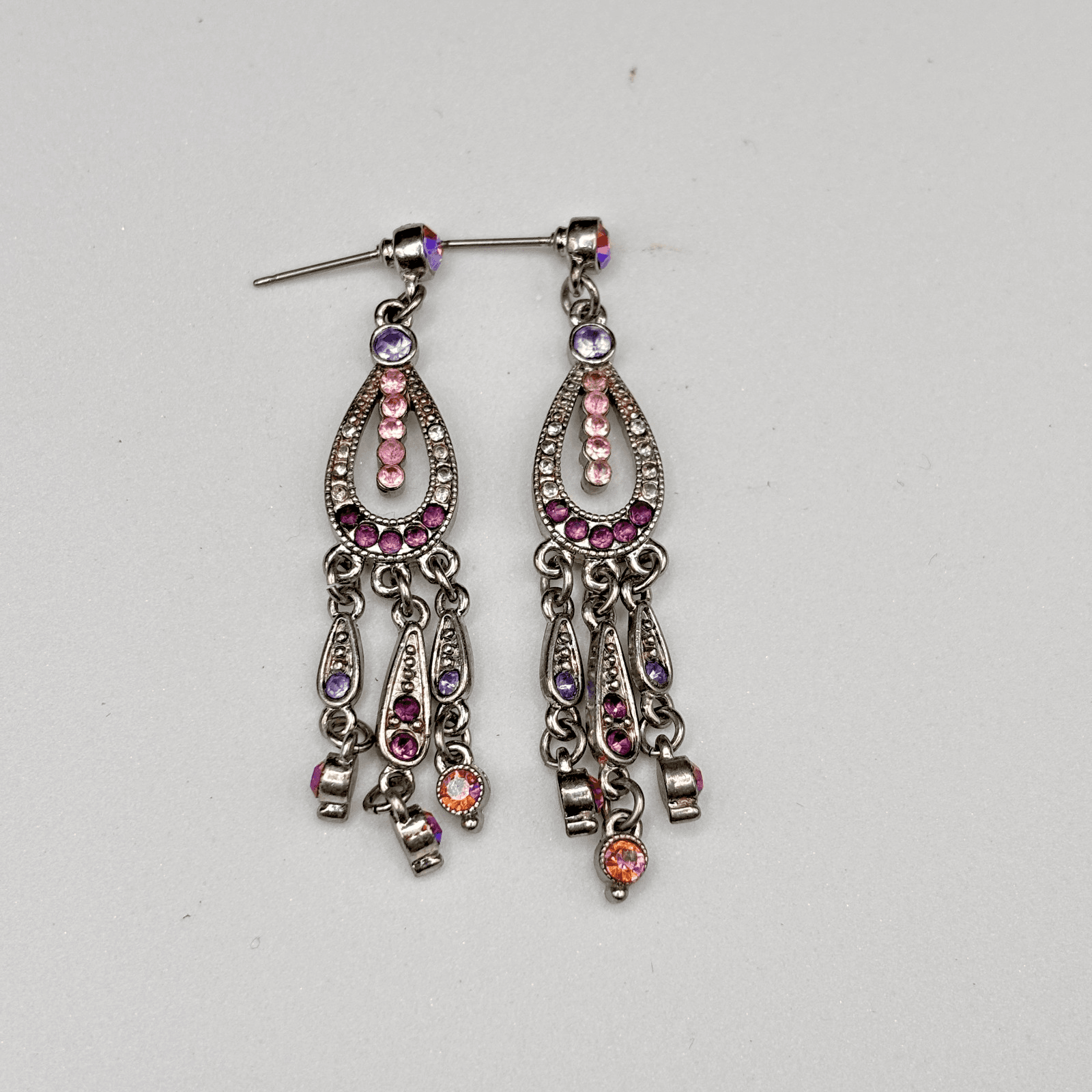 Vintage Y2K Chandelier Stud Dangle Earrings Retro Women's Classic Jewelry