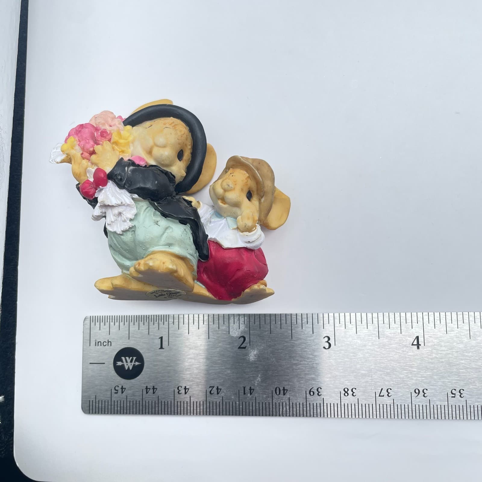Vintage Ganz 1991 Little Cheesers Flowers Mouse & Mice Decorative Figurine - Thumbnail 7