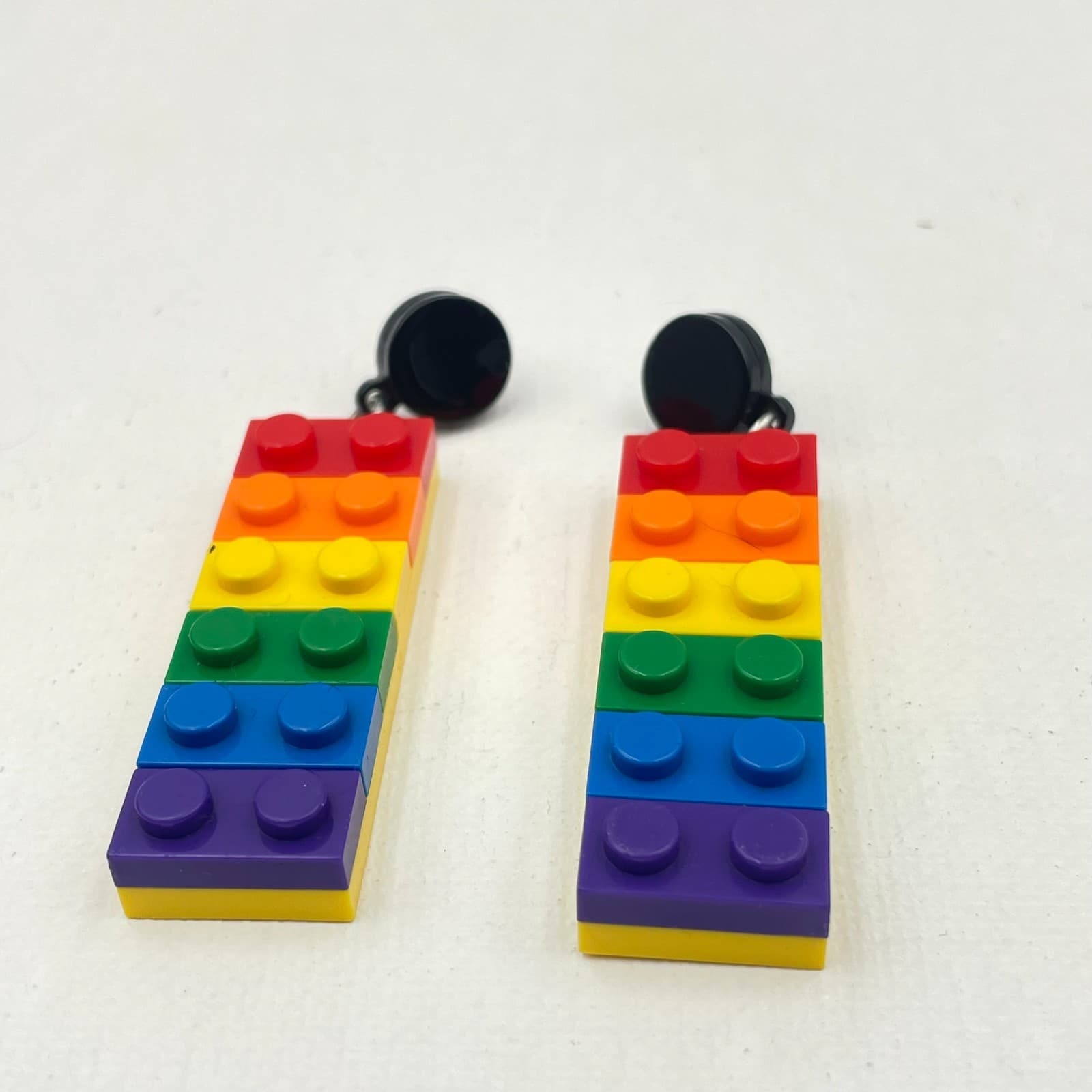 Vintage Y2K Statement Blocks Dangle Earrings Women's Classic Fashion Jewelry - Thumbnail 2