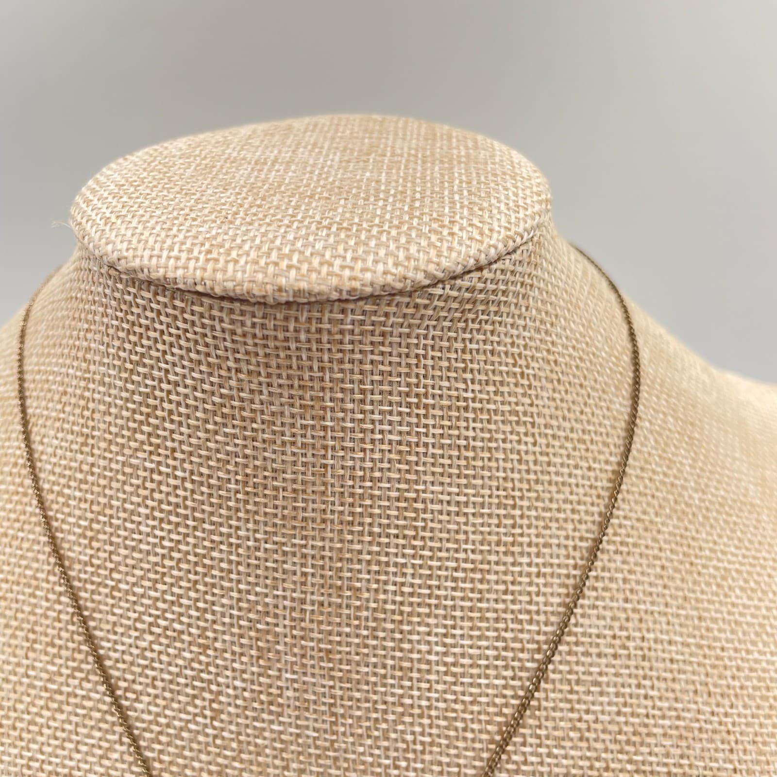 Vintage MCM Hand Carved Exotic Wood Bar Pendant Necklace Minimalist Jewelry - Thumbnail 2