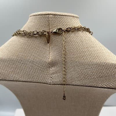 Vtg Avenue Multi Strand Beaded Statement Necklace Boho Chic Layered Wood Beaded - Thumbnail 7