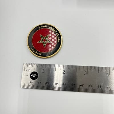Vintage Utah State Partnership for Peace Program Morocco Military Challenge Coin - Thumbnail 5
