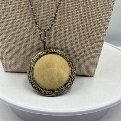 Vintage Freeman Products Baseball Trophy Medal Necklace Ball Bat Helmet Sports - Thumbnail 4