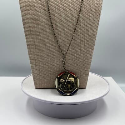 Vintage Freeman Products Baseball Trophy Medal Necklace Ball Bat Helmet Sports - Thumbnail 6