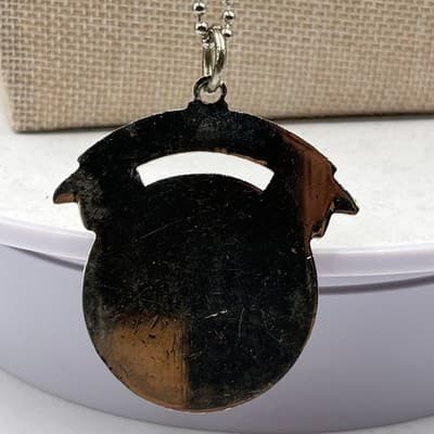Vintage 4th Place Kick-Off Tournament USA Soccer Pendant Necklace Silver Tone - Thumbnail 5