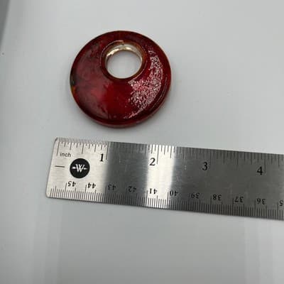 Vintage Murano Millefiori Glass Pendant Set 3pc Italian Style Art Glass Jewelry - Thumbnail 7