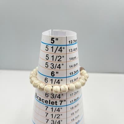 VTG Natural Stone Stretch Bracelet Set Boho Amazonite Rose Quartz Howlite 4pc - Thumbnail 10