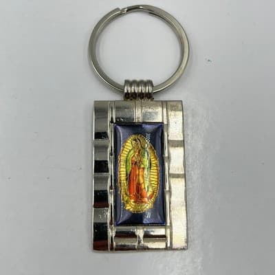 Religious Gift Set Vintage Catholic Keychain St Benedict Crucifix Italy Pendants - Thumbnail 2