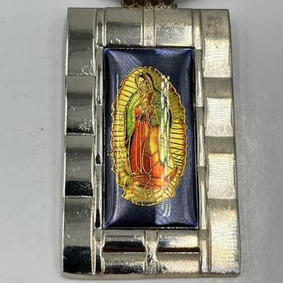Religious Gift Set Vintage Catholic Keychain St Benedict Crucifix Italy Pendants - Thumbnail 3