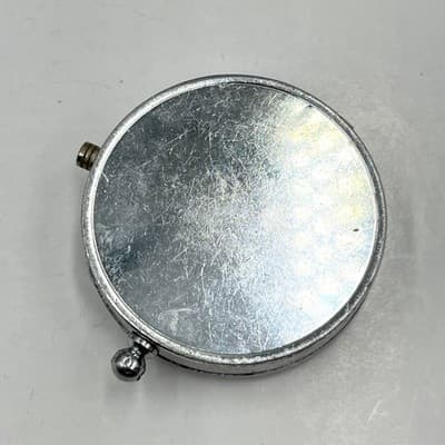 Vintage Japan Silver Tone Pocket Compass Hunting Style Hinged Lid Monogram "D" - Thumbnail 7