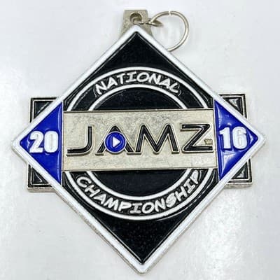 2016 National JAMZ Championship Medal Crown Awards Cheer Dance Spirit Pendant