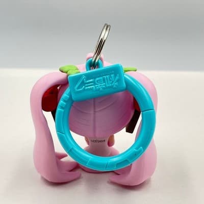 Hatsune Miku Sakura Cherry Blossom Pink Figure Keychain Anime Vocaloid Accessory - Thumbnail 3