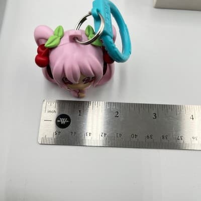 Hatsune Miku Sakura Cherry Blossom Pink Figure Keychain Anime Vocaloid Accessory - Thumbnail 6